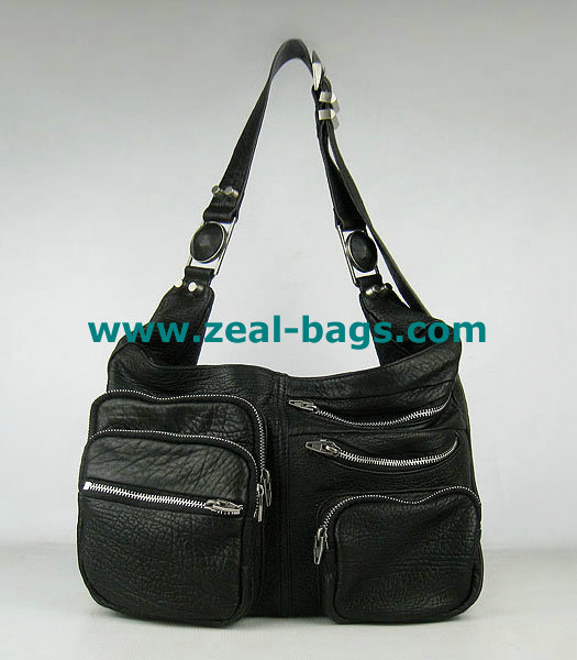 AAA Replica Alexander Wang Max Fanny Pack Bag Black Lambskin